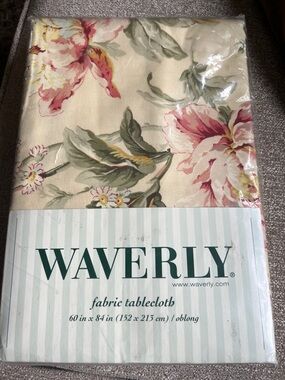 Waverly Floral Tablecloth
